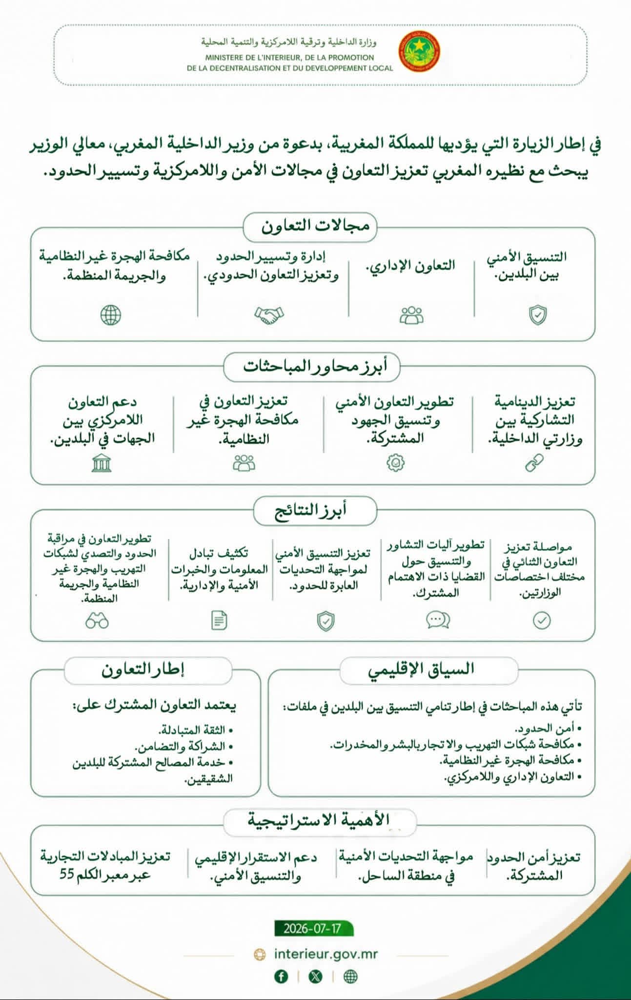 الرباط.. وزير الداخلية يجري مباحثات مع نظيره المغربي.. تعرف على أبرز محاور ونتائج هذه المباحثات